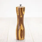 8" Crushed Bamboo Pepper Mill