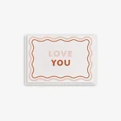 Dahlia Press Love You Enclosure Greeting Card