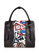 Floral Large Leather Satchel