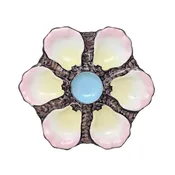 Antique 19th c. French Porcelain Oyster Plate