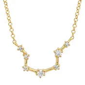 Aquarius Diamond Constellation Necklace