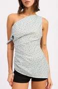 Asymmetrical Shoulder Tunic Top