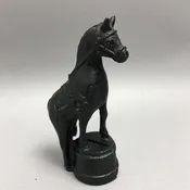 Ac Williams USA Original Cast Iron Circus Pony On Drum Coin Still Bank (5")