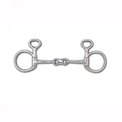 10mm French Link Snaffle Baucher - 2 1/4" Rings