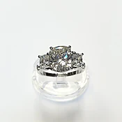 Estate Cushion Diamond Ring 4.49 ct. tw. (GIA)