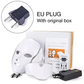 Foreverlily LED Light Photon Therapy Mask 7 Color Light Treatment Skin Rejuvenation Whitening Facial Beauty Daily Skin Care Mask