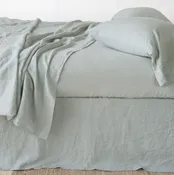 Austin Bed Skirt - Eucalyptus - Queen
