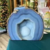 Agate Slab, Large Druzy