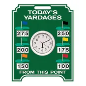 Clock and Yardage Easel