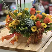 Autumn Harvest Box Arrangement