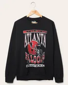 Atlanta Falcons Helmet Flea Market Crew Fleece