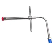 CGA 440 Oxygen Tee + Elbow
