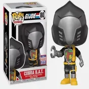 Funko Pop w/Protector- Retro Toys GI Joe Cobra BAT #80 Summer Con Limited Edition