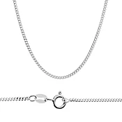 Sterling Silver(Nickle Free) 1.5 Mm Curb Link Chain 18 Inches