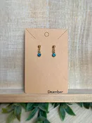 Birthstone Earrings Gold