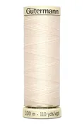 022 Eggshell ~ Sew-All Gutermann Polyester Thread ~ 100 Meters