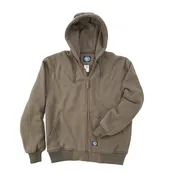 Polar King® Zipper Long Sleeve Men's Hoodie — Charcoal, M