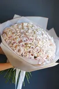 100 Kisses - same day delivery 100 roses fresh cut bouquet