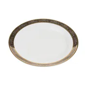 Cotillion Platinum with Gold Chop / Charger Plate 12"