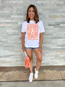 . Abstract Smokey Comfort Colors Tee