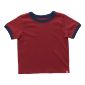 Adventure Ringer T-Shirt - Dark Red