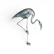 STERLING SILVER FLAMINGO BROACH 1930’s/40’s — Stash Style