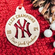 2024 ALCS Champions Ornament | Yankees Christmas Ornament