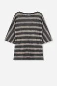 ALICANTE DOLMAN TOP IN LINEN KNIT