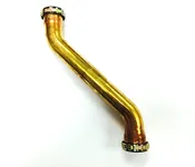1 ¼ Rough Brass 17 GA Double Offset With Zinc Nuts – Crest/Good Cat. No. 726B001
