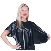 Vinyl Comb-Out Shampoo Shorty : Black V3471