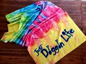 JDL Beach Towel Tie-Dye