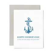 Anchor | Father's Day | Letterpress Greeting Card