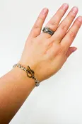 18K Gold Chain Link Bracelet
