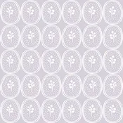 Ciao Cilantro Wallpaper - Lavender/White