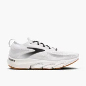 BROOKS MENS GLYCERIN FLEX - WHITE/BLACK