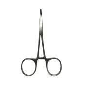 Angler's Forceps - 5" Silver Curved