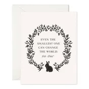 Cassidy Demkov Smallest One Bunny Quote Card