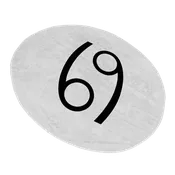 69 Design Beach Towel