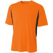 A4 Men's Performance Color Block Crew Shirt