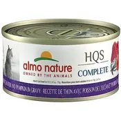 Almo Nature Cat Wet Food Complete Tuna/Ocean Fish/Pumpkin in Gravy 2.47oz