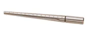 11-1/2" Hard Chrome Steel Grooved Ring Mandrel - Sizes 1-15
