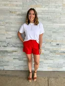 . All the Fun Red Shorts