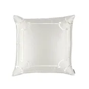 Alessandra European Pillow Sham Ivory 26X26 (No Insert)
