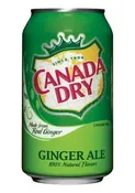 Canada Dry Ginger Ale 12oz. Can