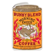 Coffee Tin Cut Out Greeting Card