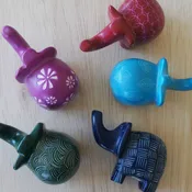 Elephants - Kisii Stone from Kenya (IS)