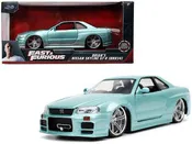 1/24 "Fast and Furious" Brian's Nissan Skyline GT-R (R34) Diecast Model by Jada 32608