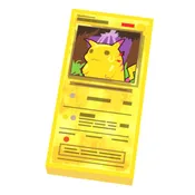 Bolt Buddy - Pocketball Card (1x2 Tile) for Minifigs