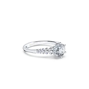 Angel Chorus Solitaire Round Brilliant Diamond Ring