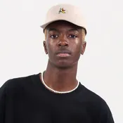 Banana Embroidery Ball Cap- Beige